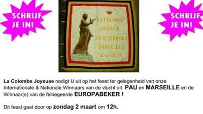 La Colombe Joyeuse Jaarlijks Feest 2 maart
