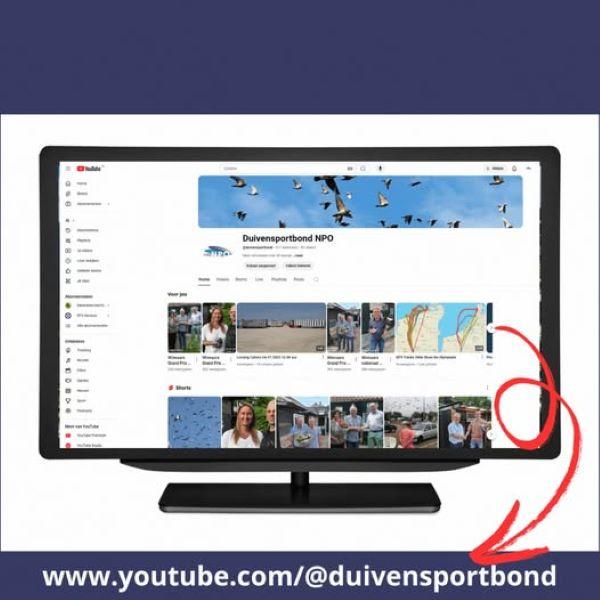 De NPO heeft een eigen YouTube-account met filmpjes