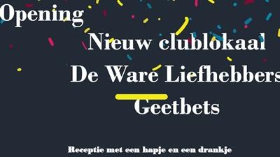 Officiële opening nieuw clublokaal DWLG