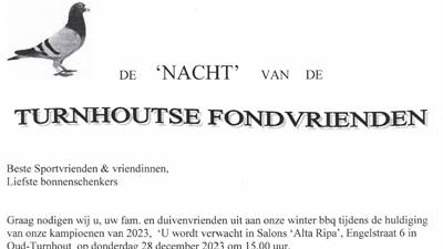 de Nacht van de Turnhoutse Fondvrienden don 28 dec