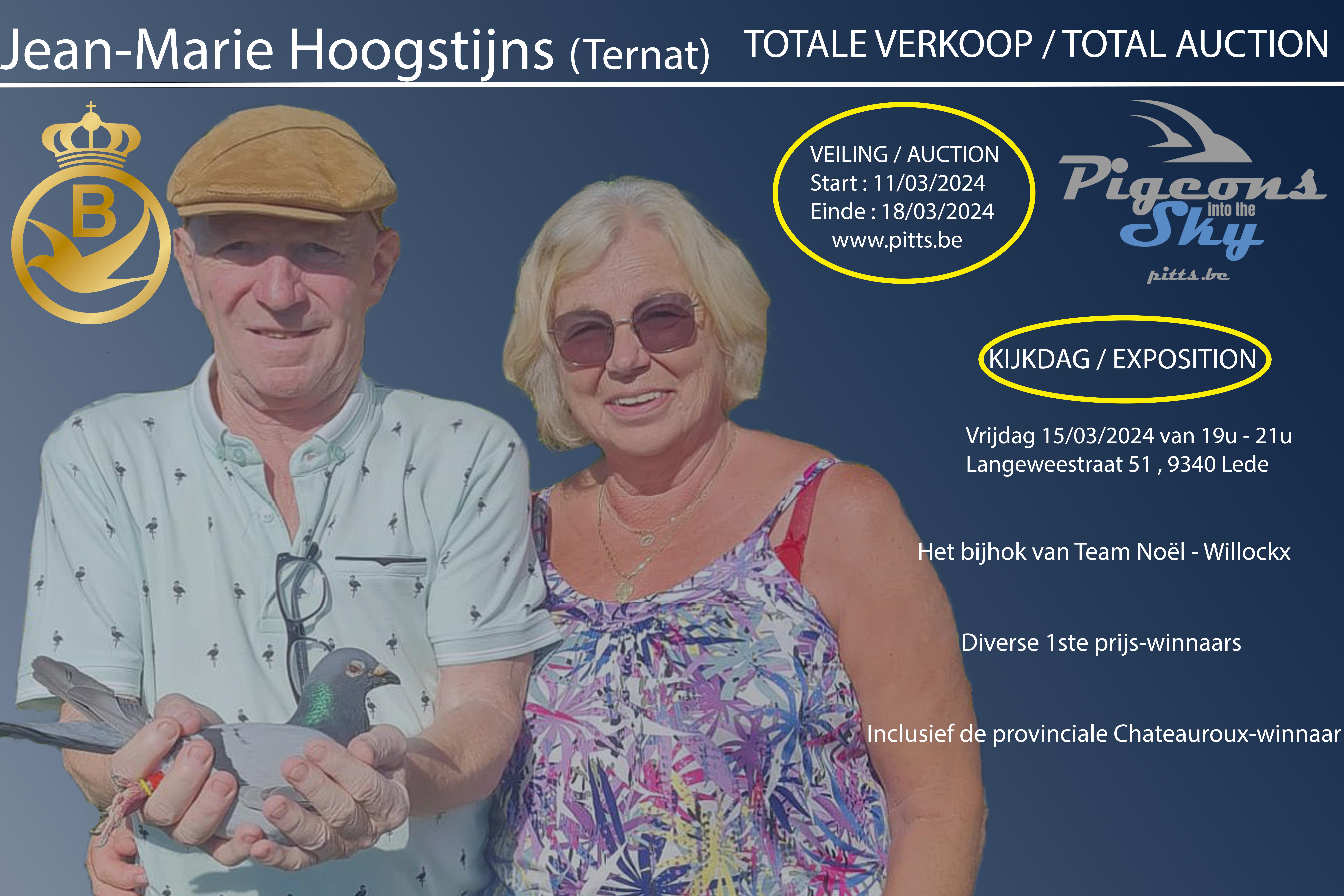 Aankomende veiling: TOTALE VERKOOP Jean-Marie Hoogstijns