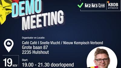 KEMPENDUIVEN: BENZING DEMO - KIJKDAG DUIVEN VERKOPING - WAARDEBONS NKV di 19 nov Update