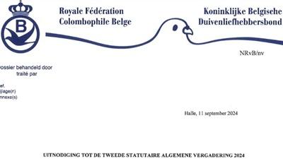 KBDB Nationale Algemene Vergadering dd. 23 okt