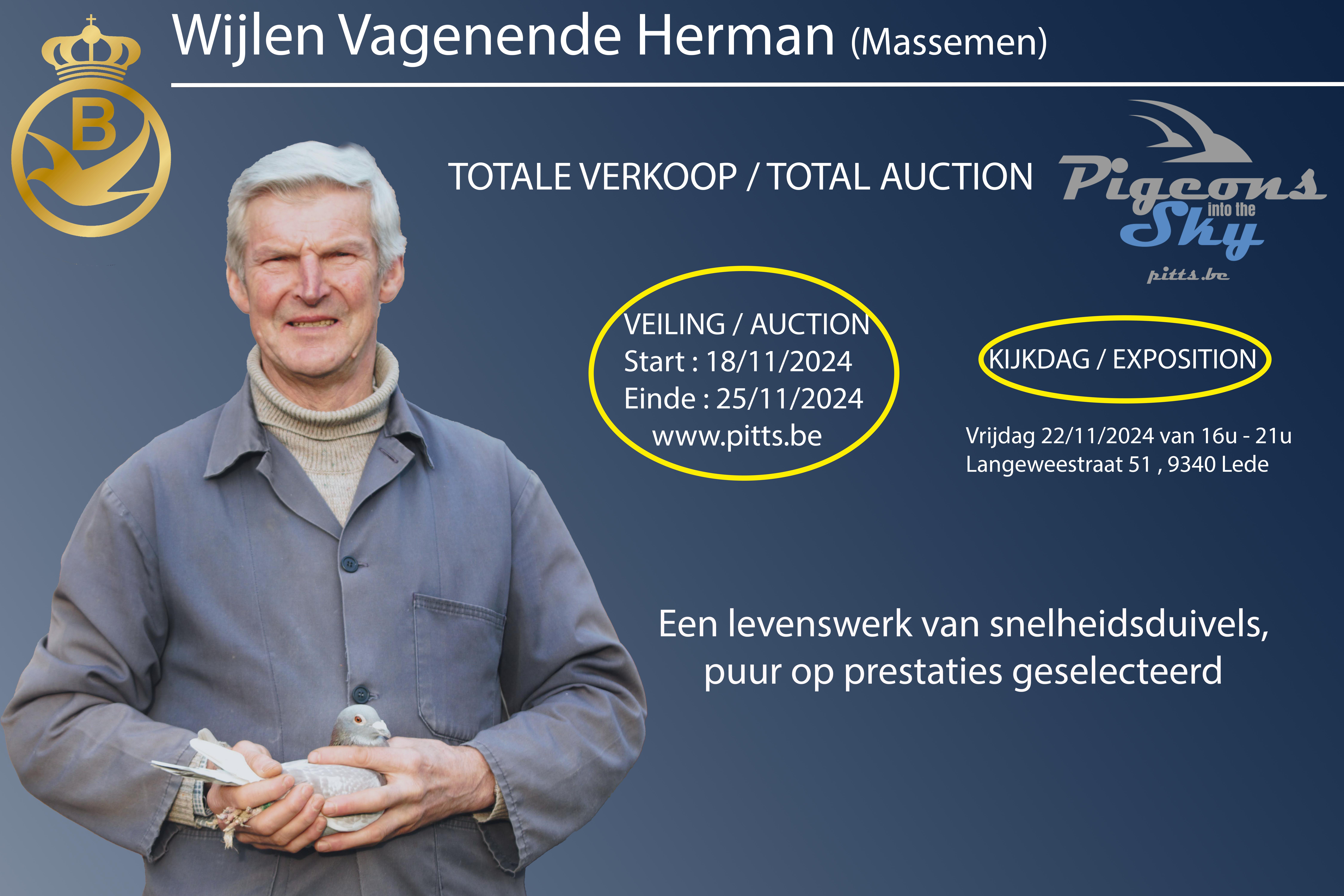 TOTALE VERKOOP Herman Vagenende