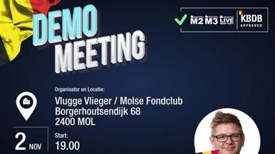 Vlugge Vlieger / Molse Fondclub zat 2 nov Benzing demo