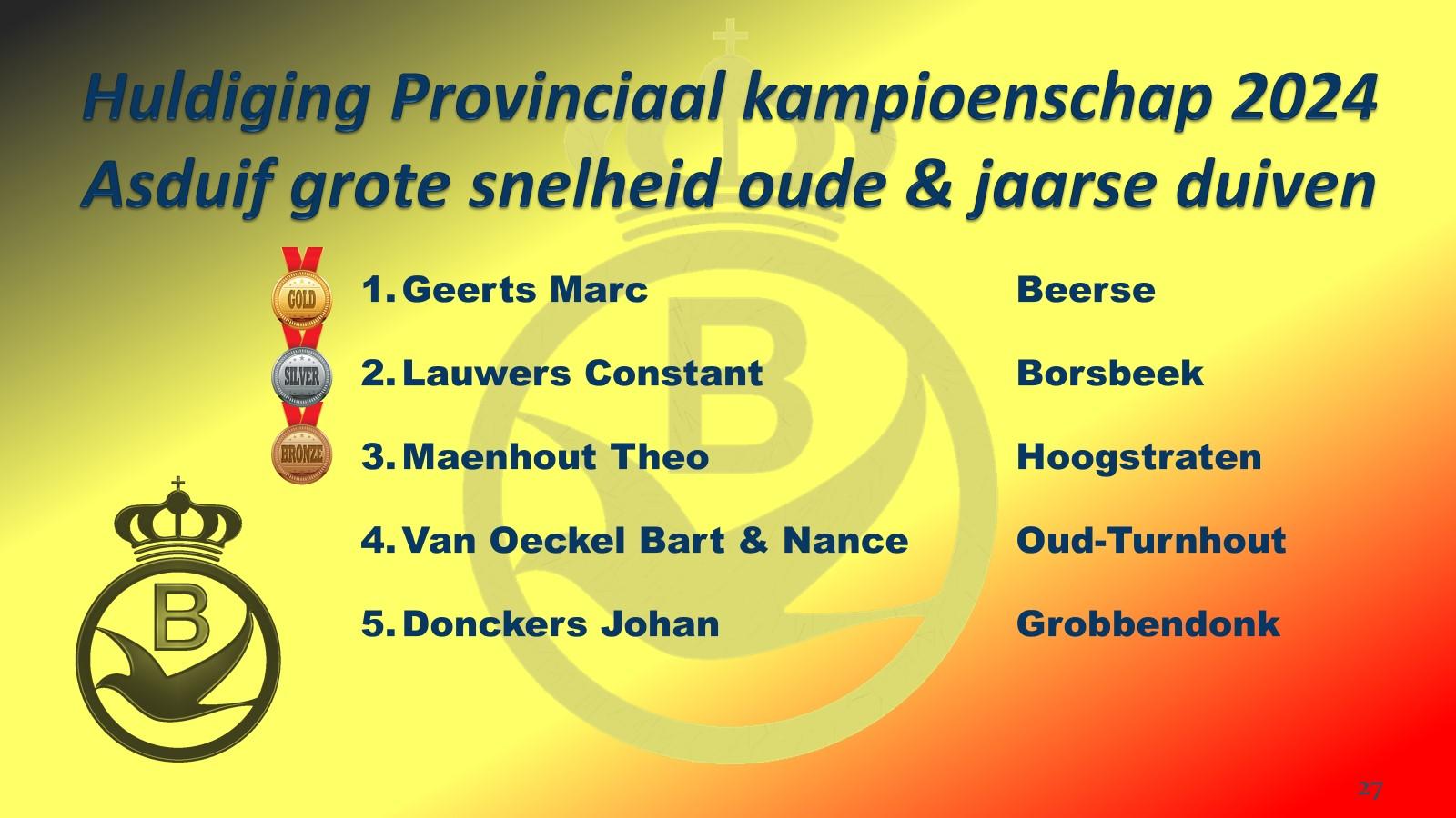 PE Antwerpen Provinciale Kampioenschappen 24 Grote Snelheid