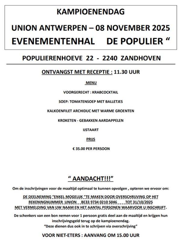 Kampioenendag Union Antwerpen -pag1