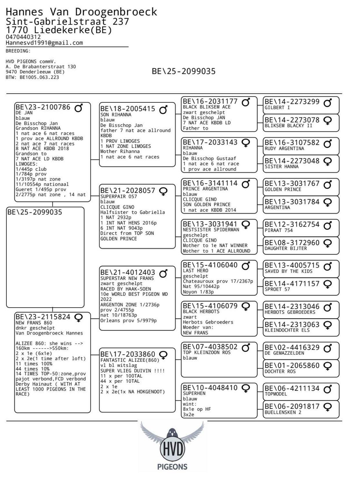 BE25-035 -pedigree (16 juni)