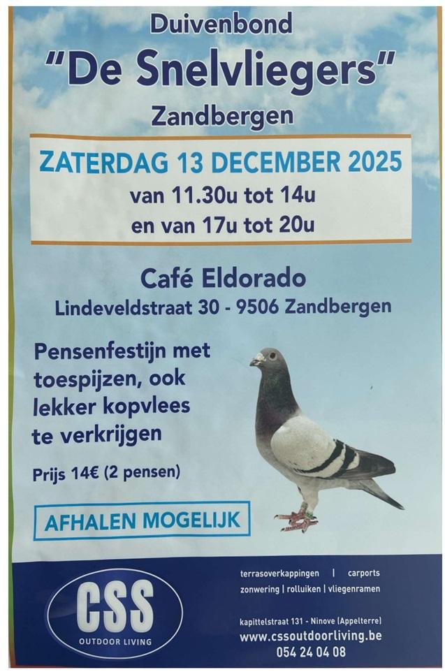 ZANDBERGEN pensen 13 dec