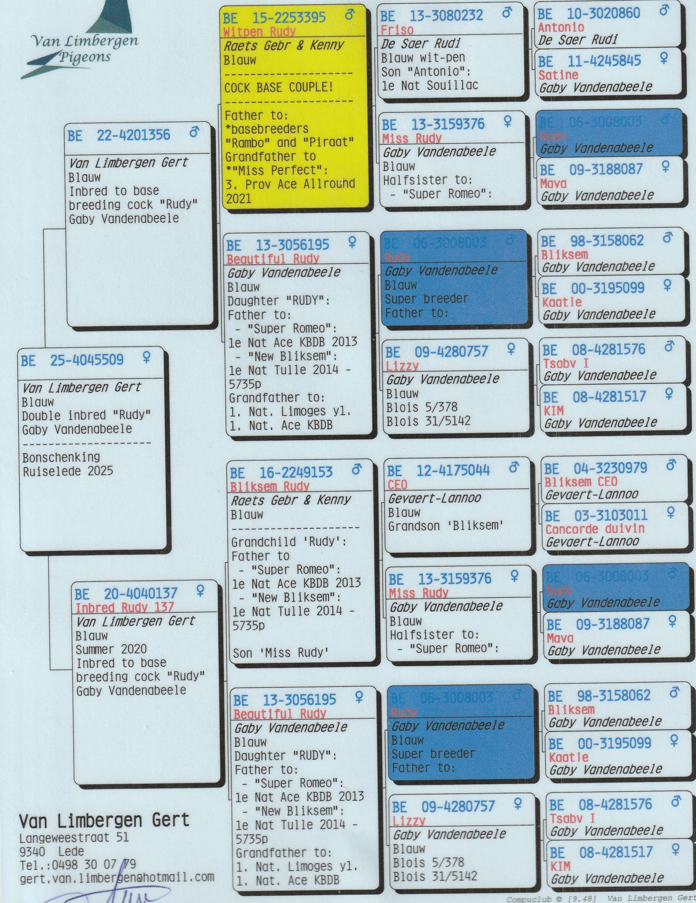 79-VAN LIMBERGEN GERT 25-4045509