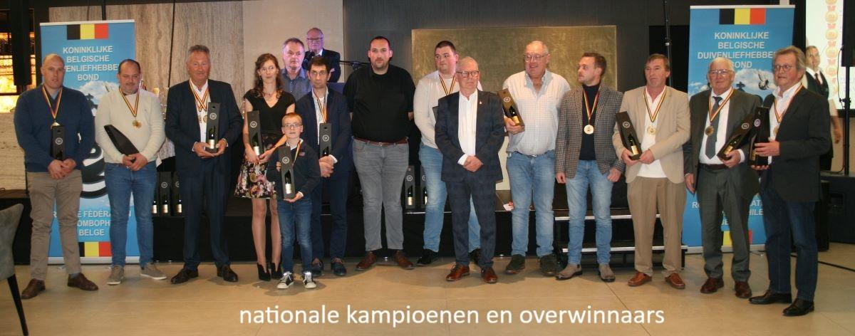 nationale kampioenen en overwinnaars