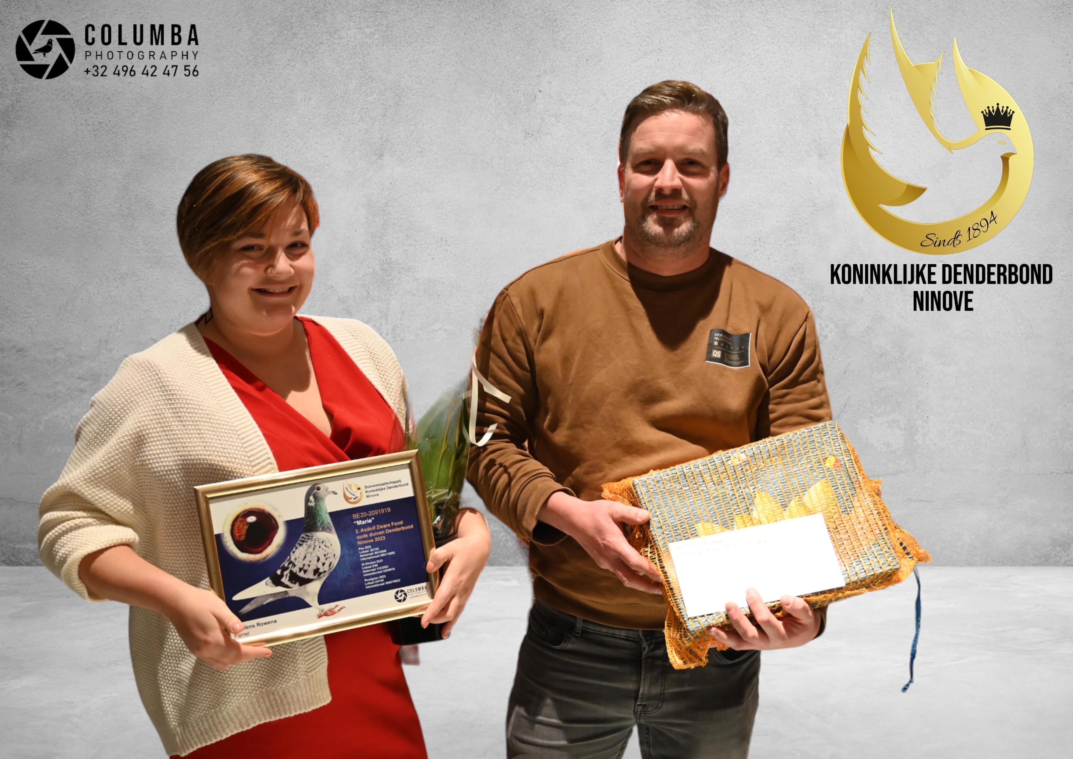 Staelens Rowena ( Pamel) schenkt een jonge duif 2026 op afspraak.