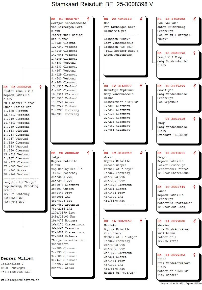 pedigree Sister Inna 3x 1