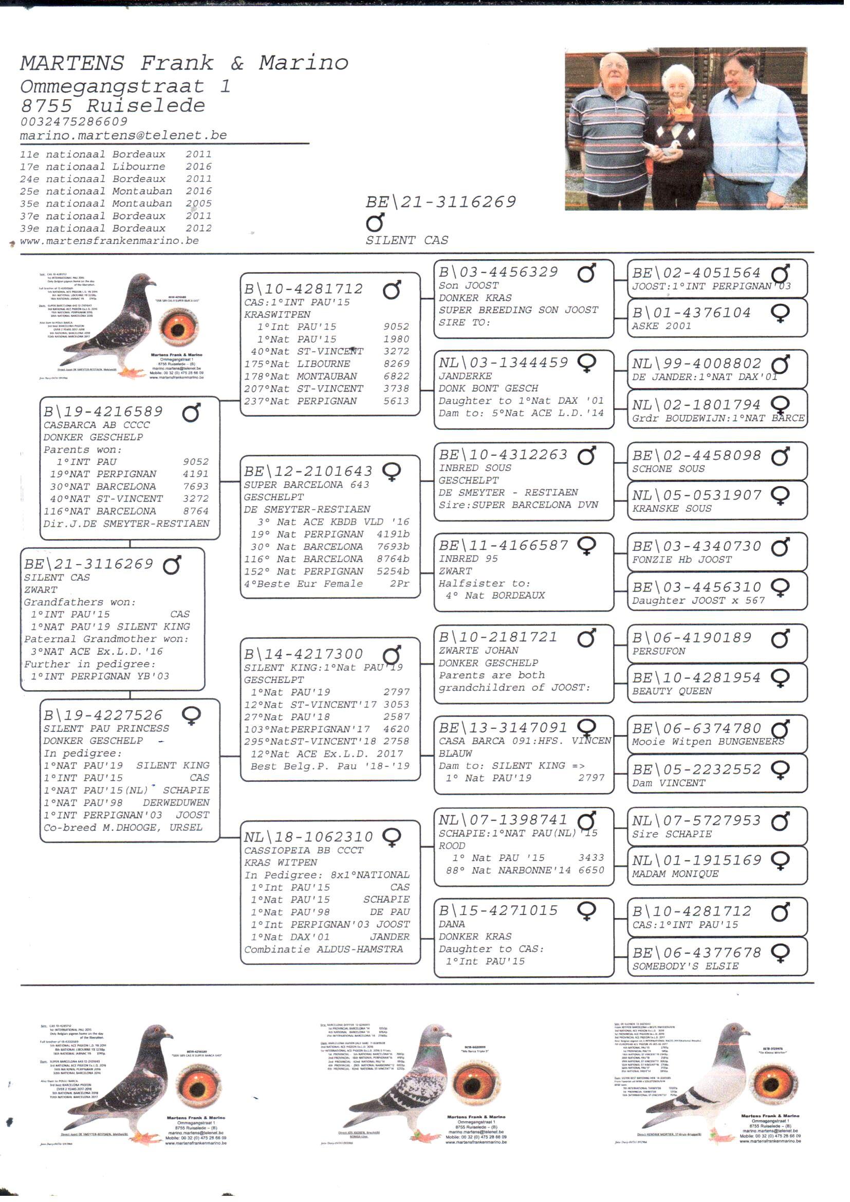 pedigree Silent Cas - Original Martens Frank & Marino