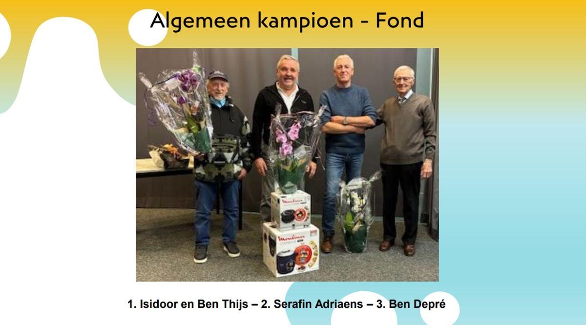 2025 Onze Duif PAAL Alg Kamp Fond