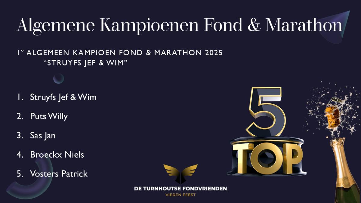 Huldiging Alg Kamp Fond & Marathon