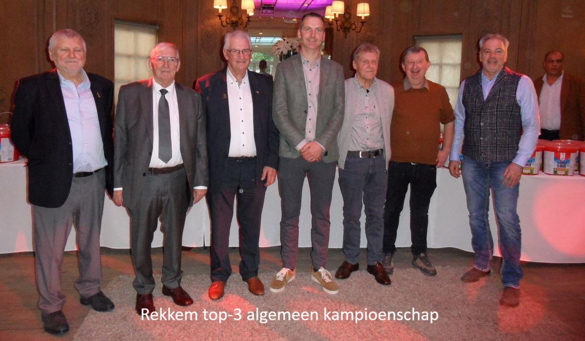 Rekkem top-3 algemeen kampioenschap
