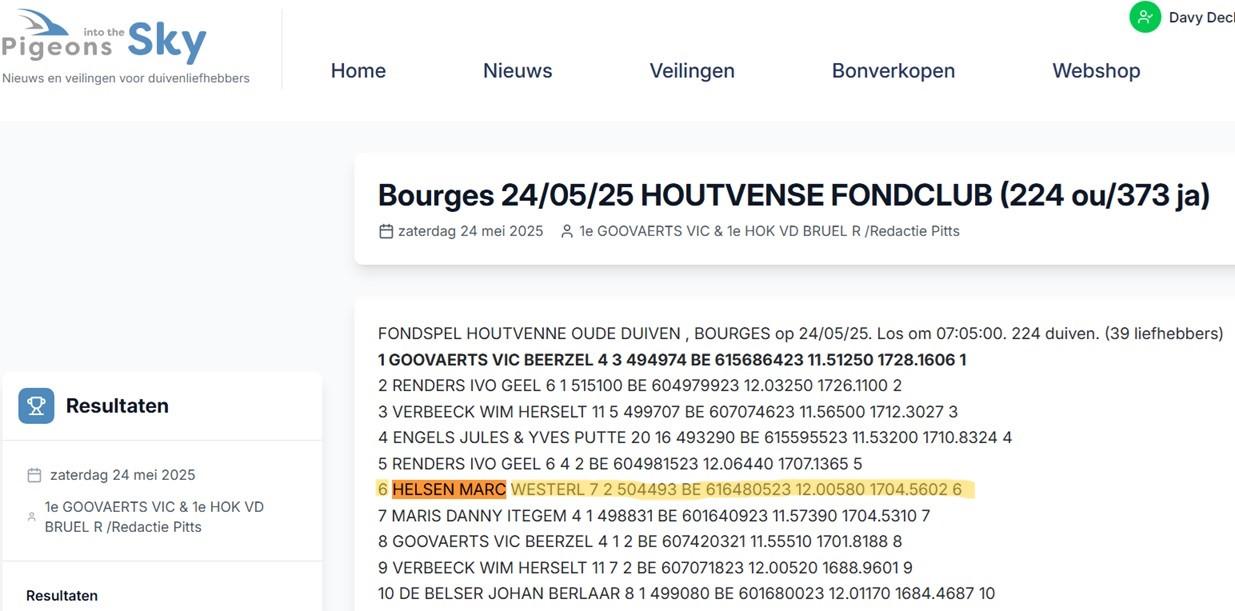 6e BOURGES 24-05-25 HOUTVENSE FONDCLUB
