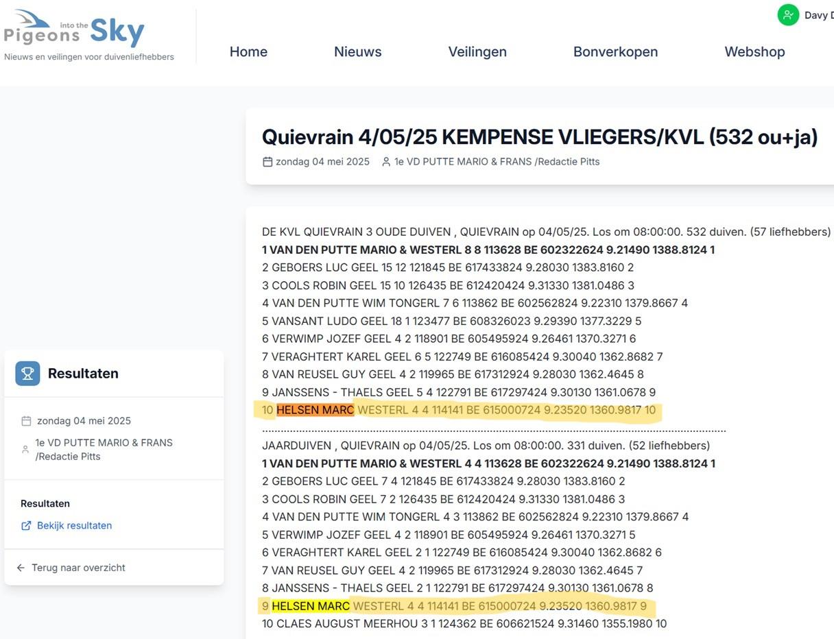 9-10e QUIEVRAIN 4-05-25 KEMPENSE VLIEGERS