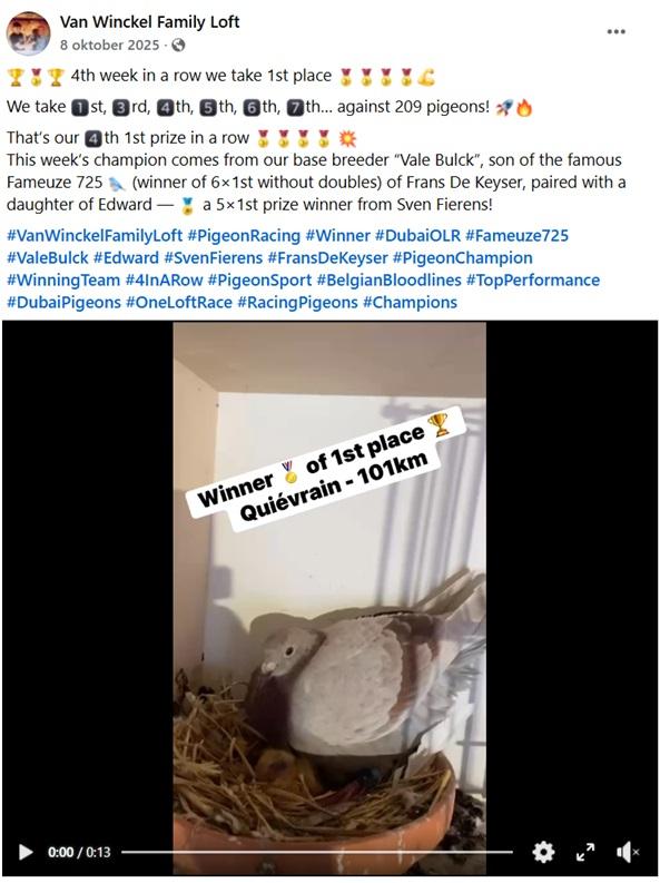 2025-10-8 FB Van Winckel Family Loft