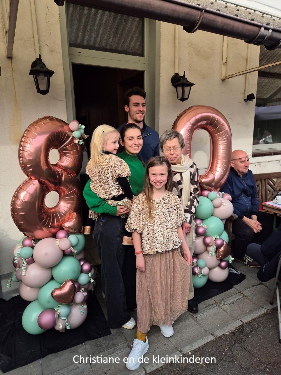 Christiane en de kleinkinderen