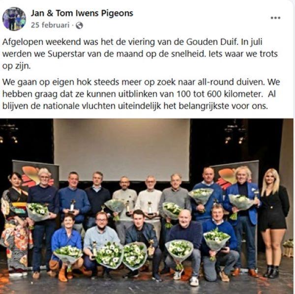 FB Jan & Tom Iwens Pigeons 25 februari 26