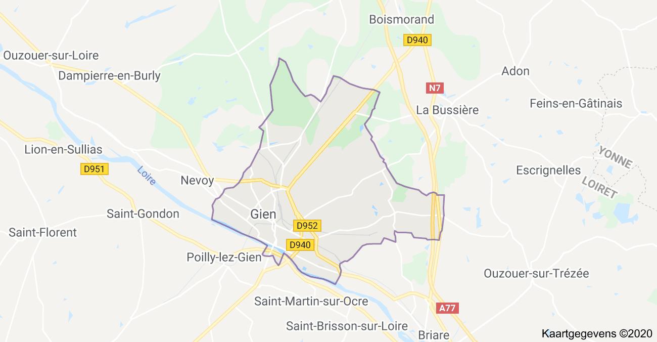 map gien