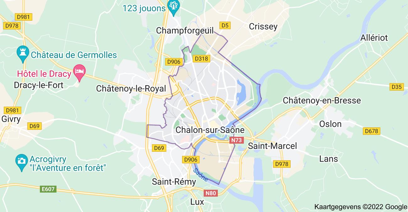 map chalon