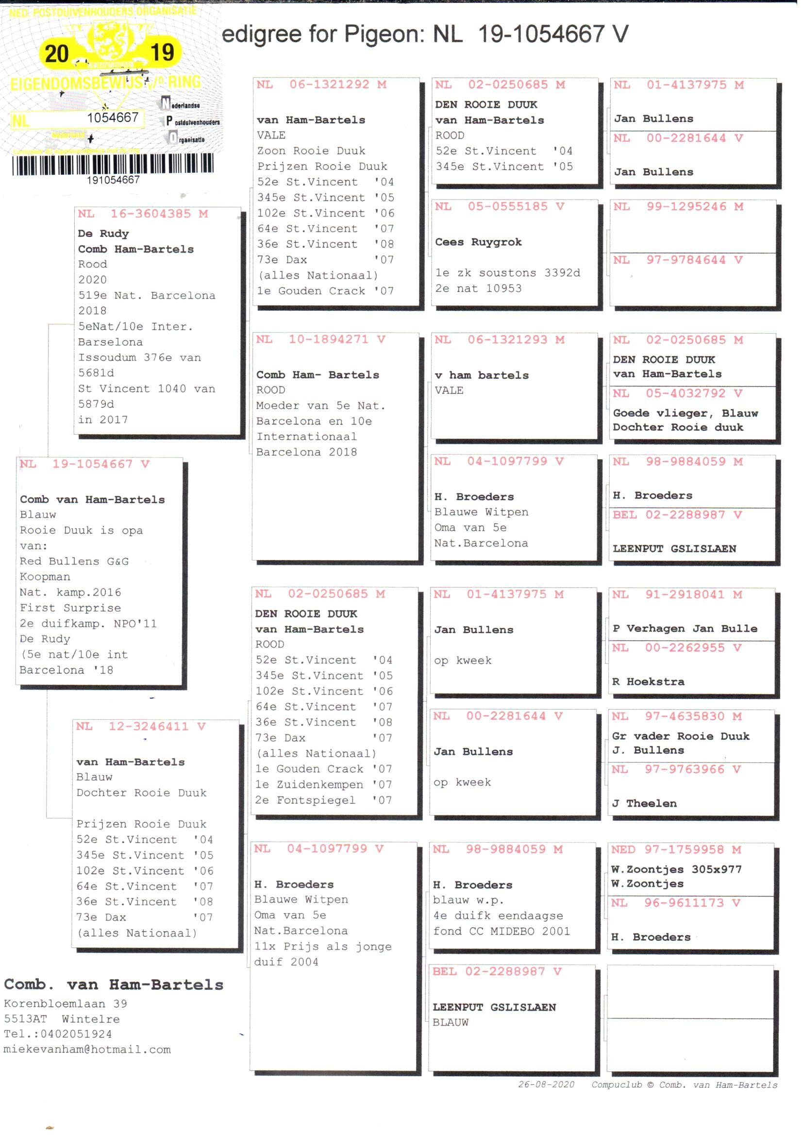 pedigree De 667