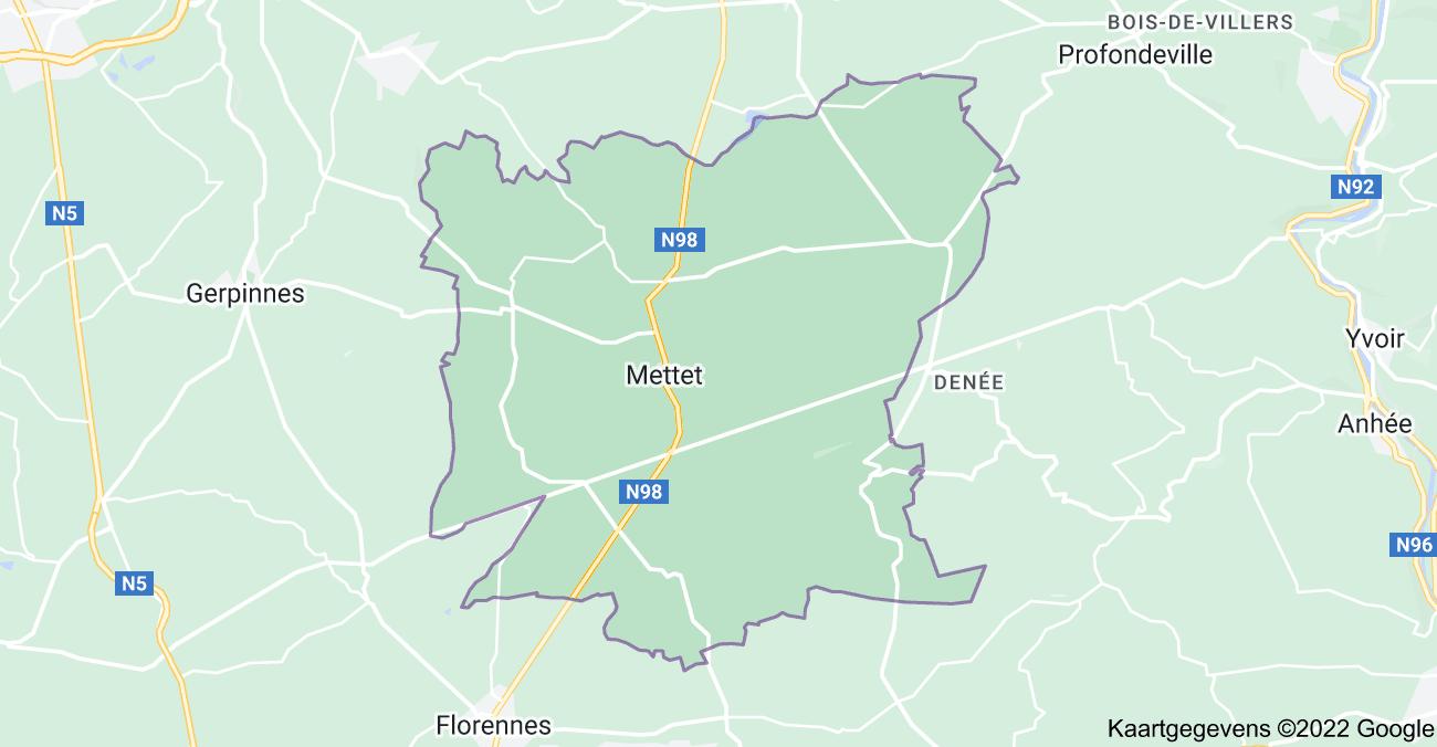 map mettet