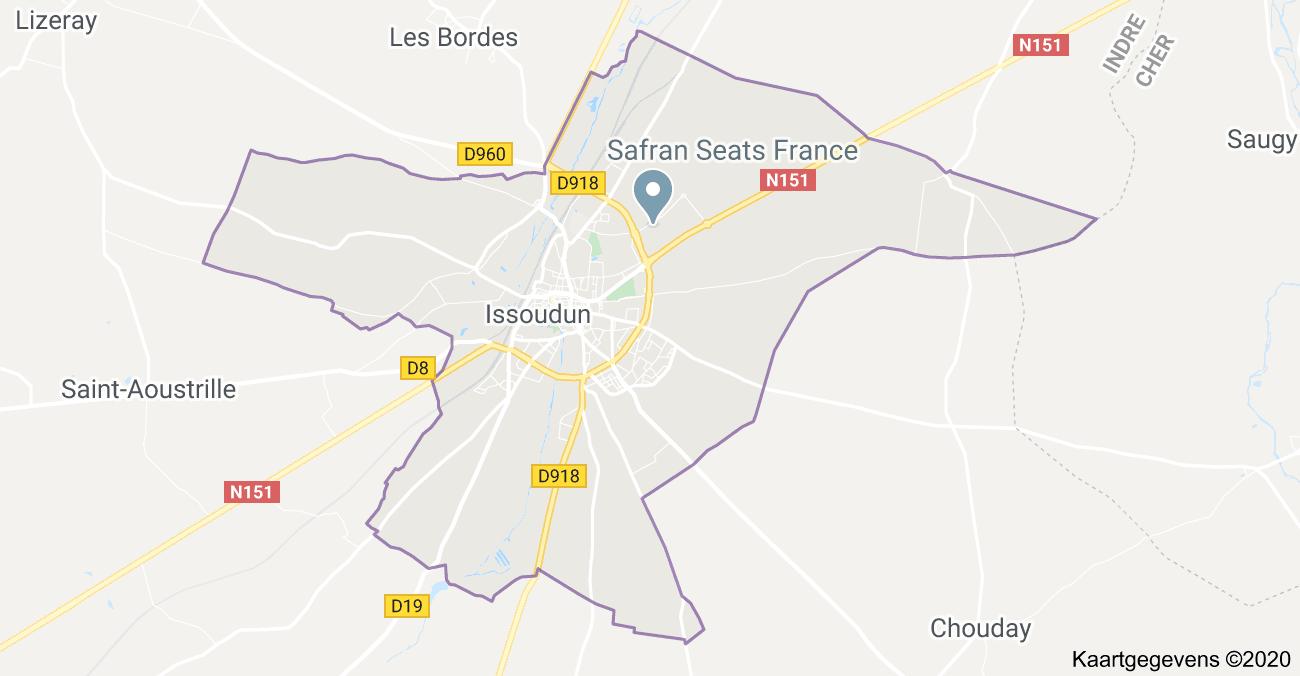 map issoudun