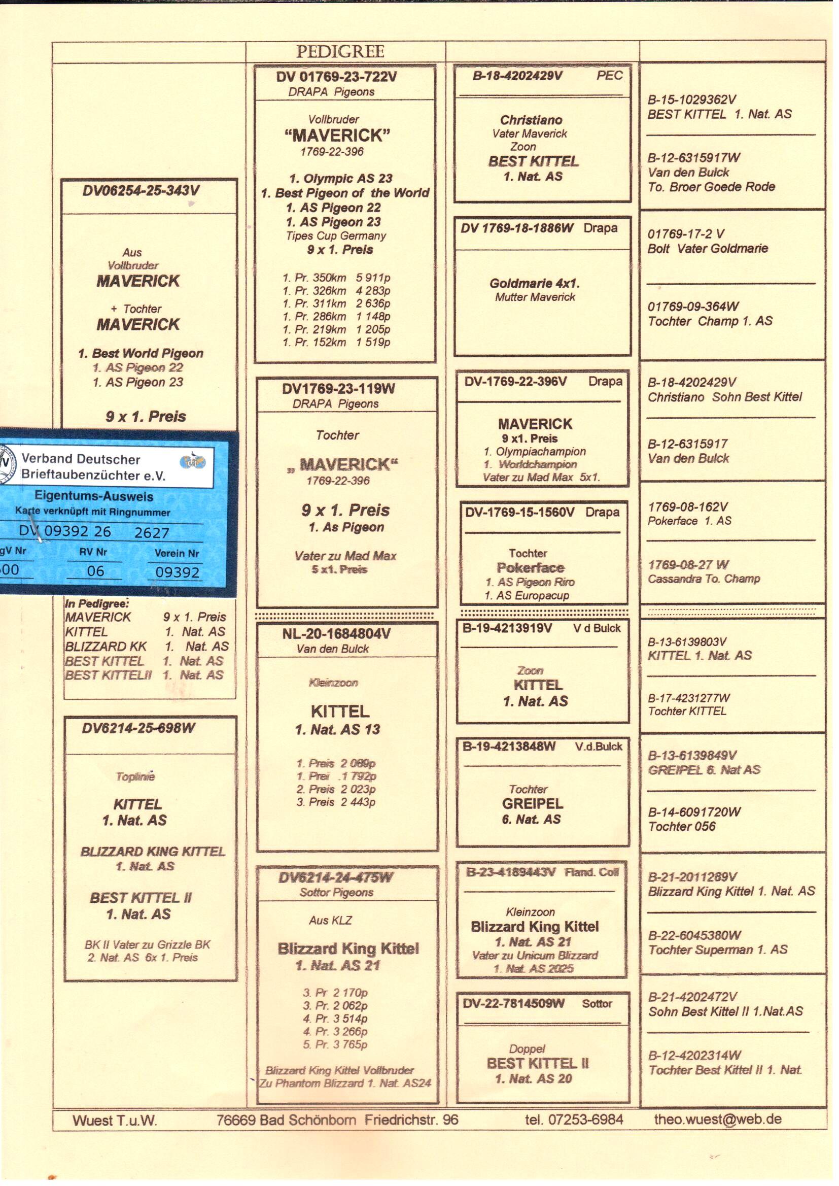 pedigree De 2627