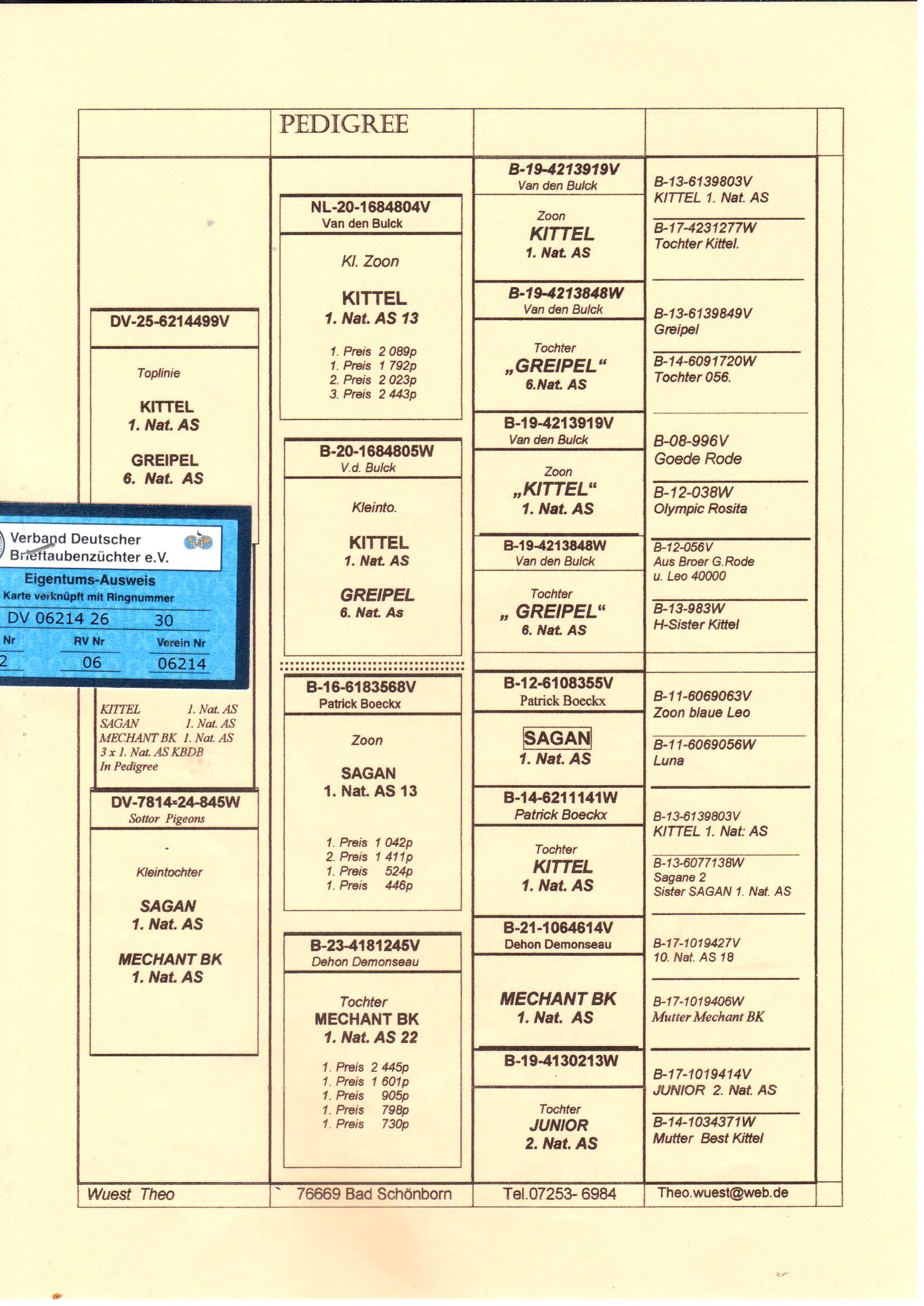 pedigree De 30