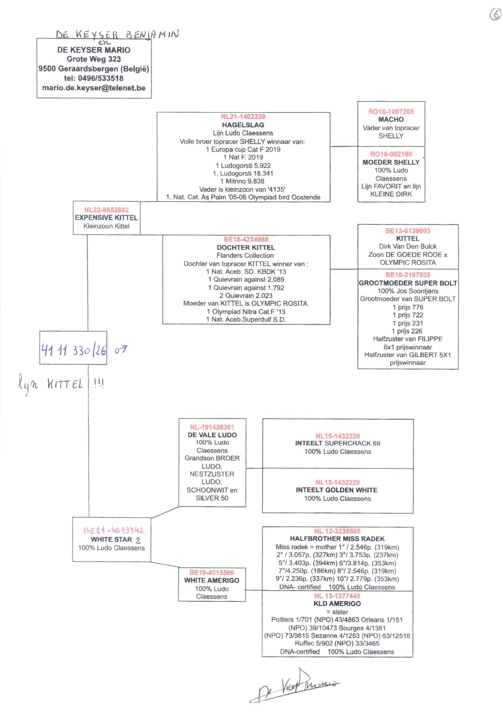 pedigree De 330