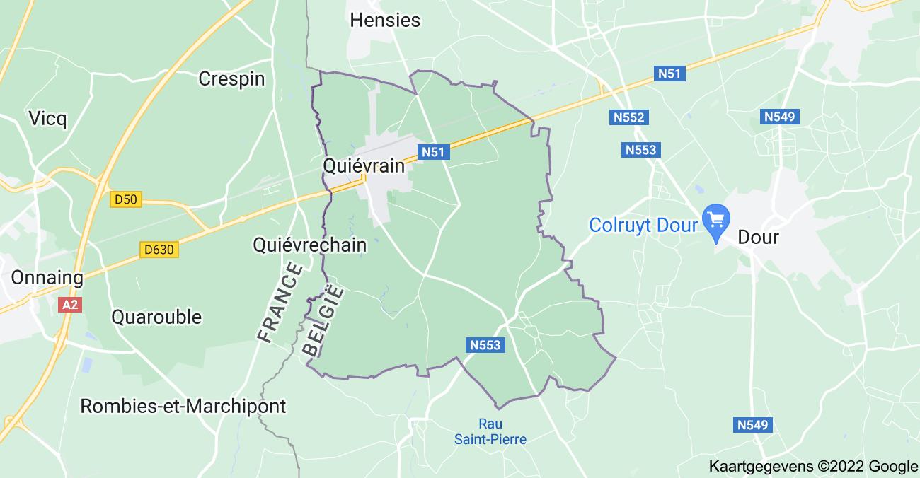 map quievrain
