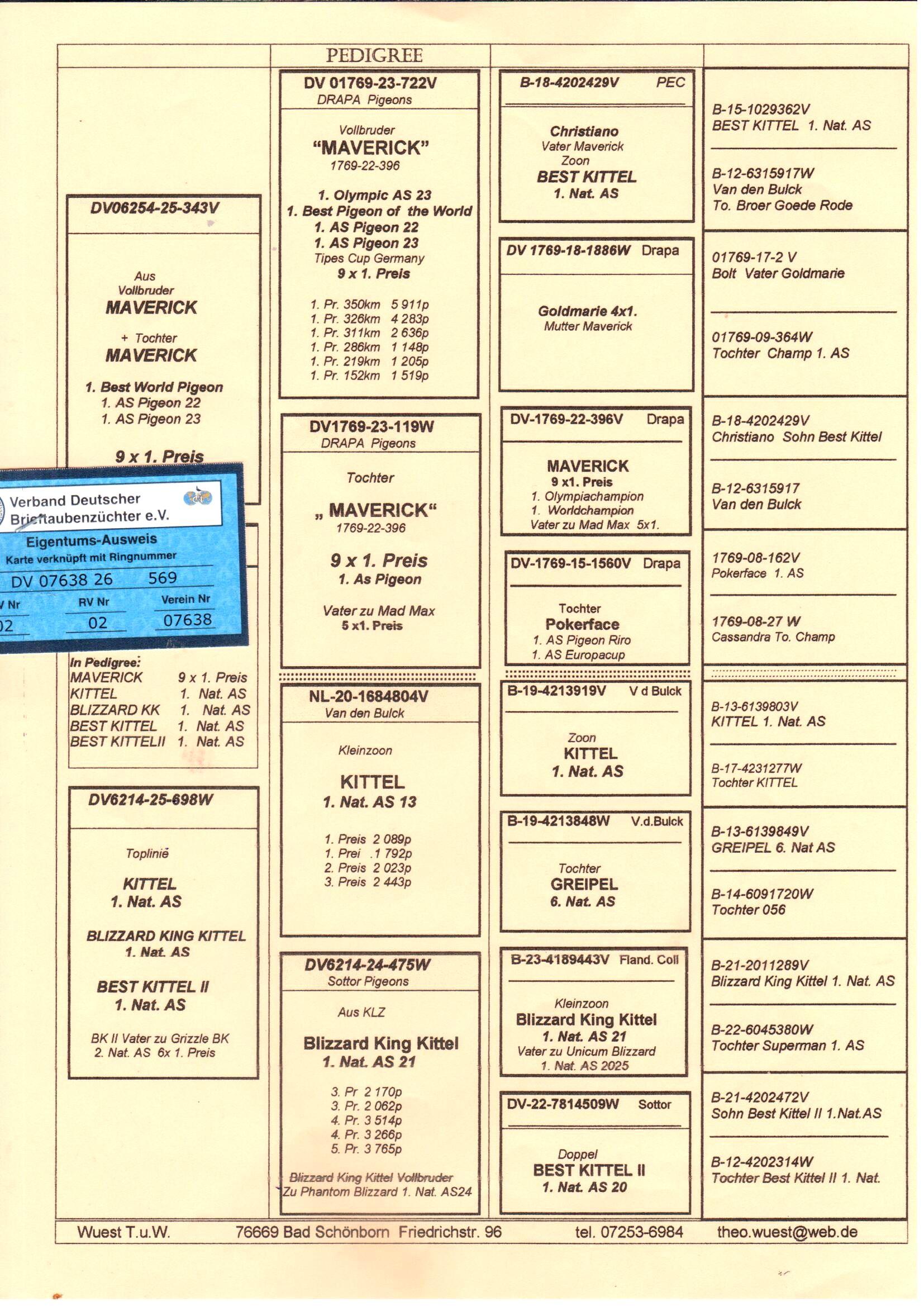 pedigree De 569