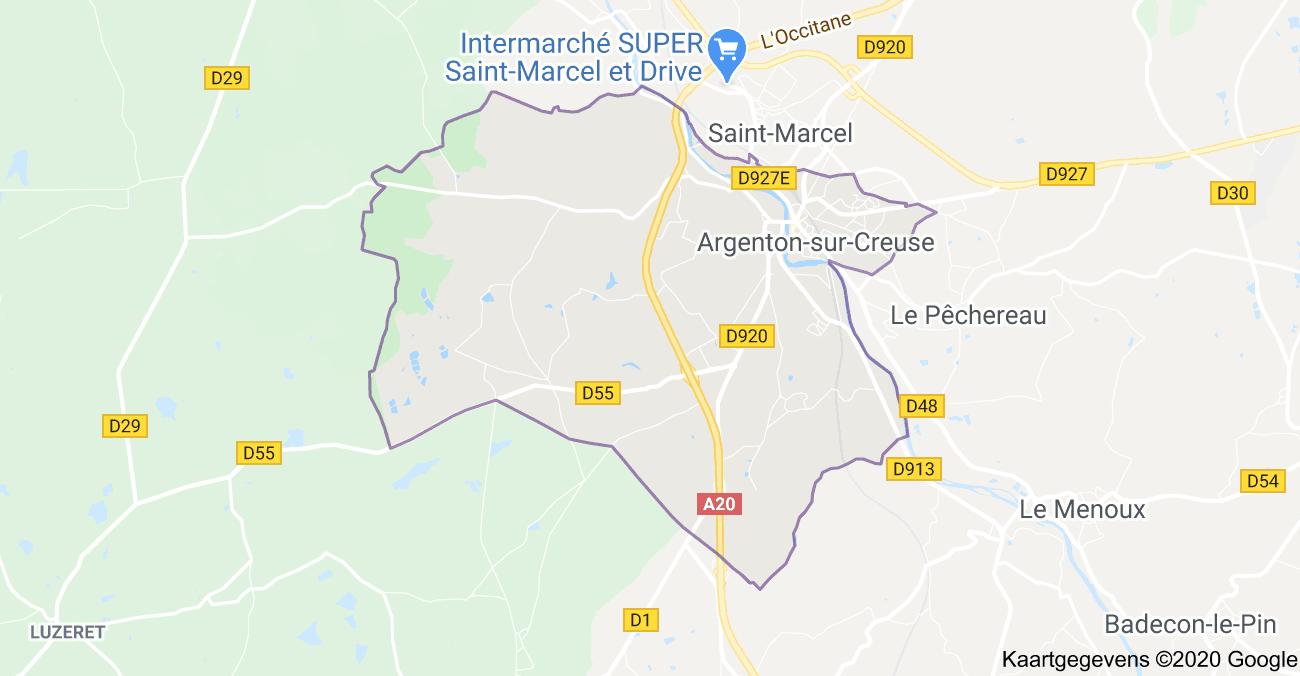 map argenton