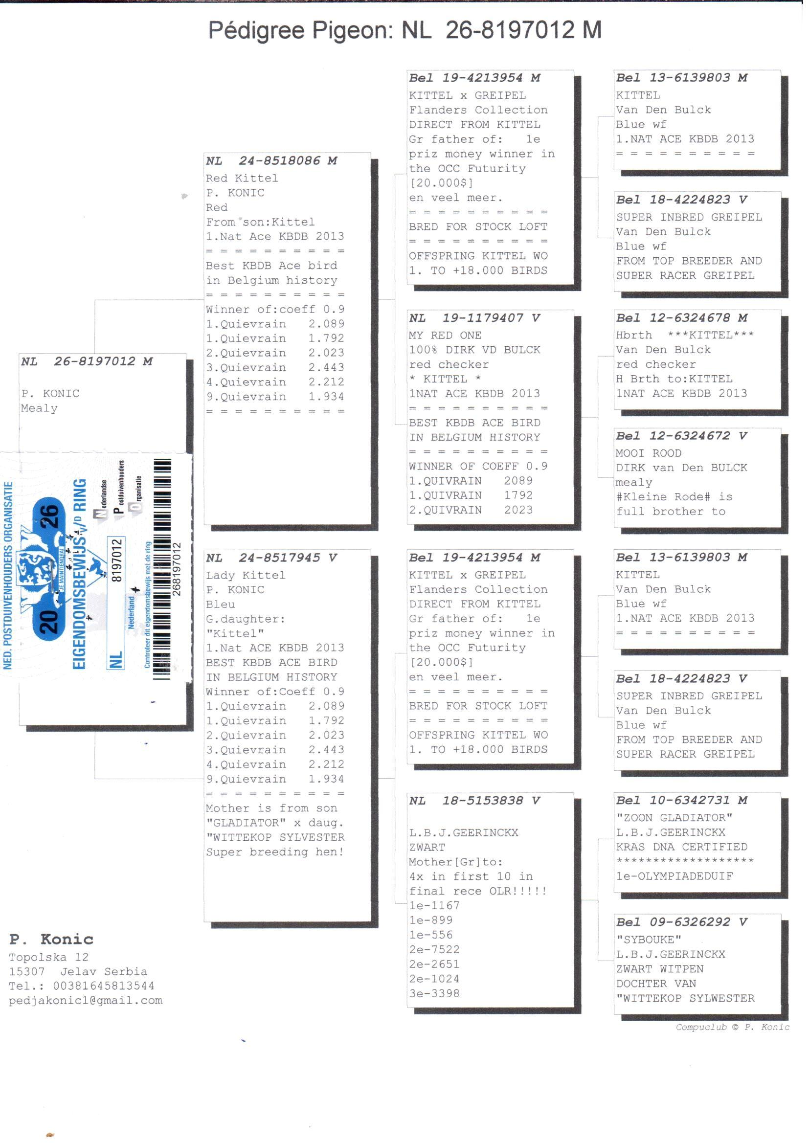 pedigree De 012