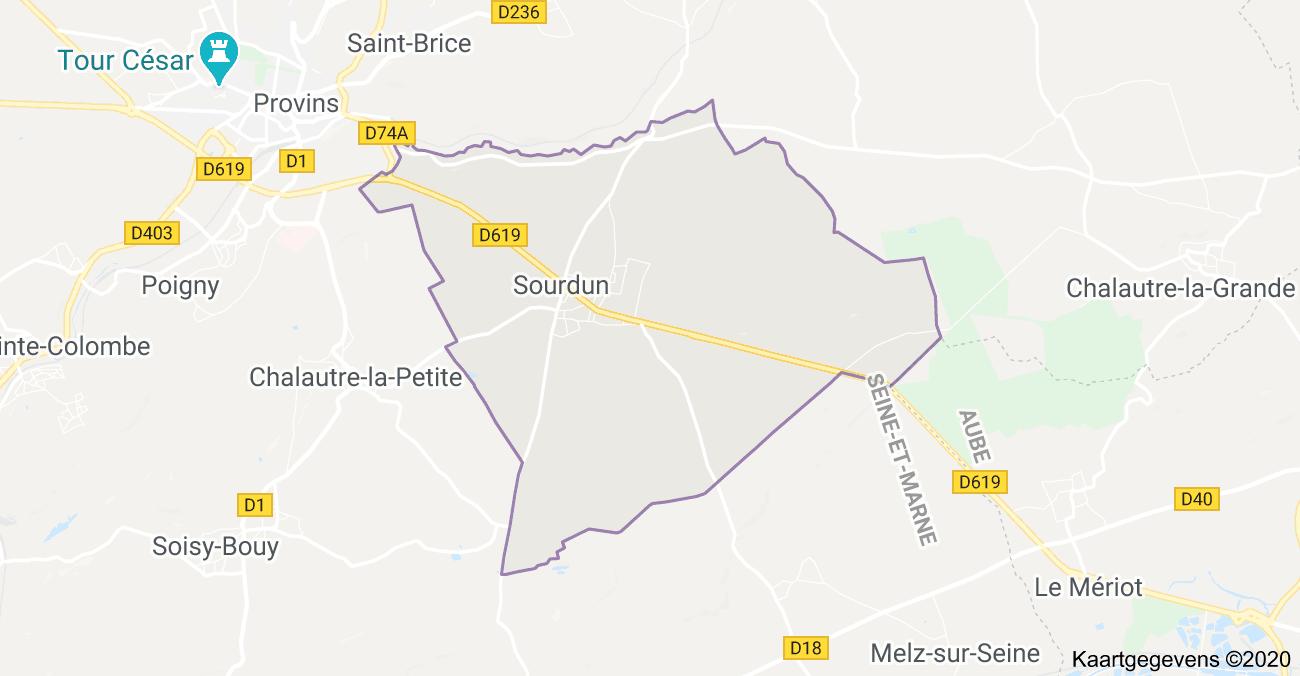map sourdun