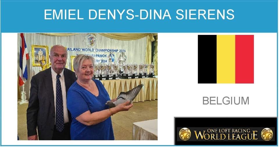 Sierens Dina  Rumbeke	Duif ter plaatse