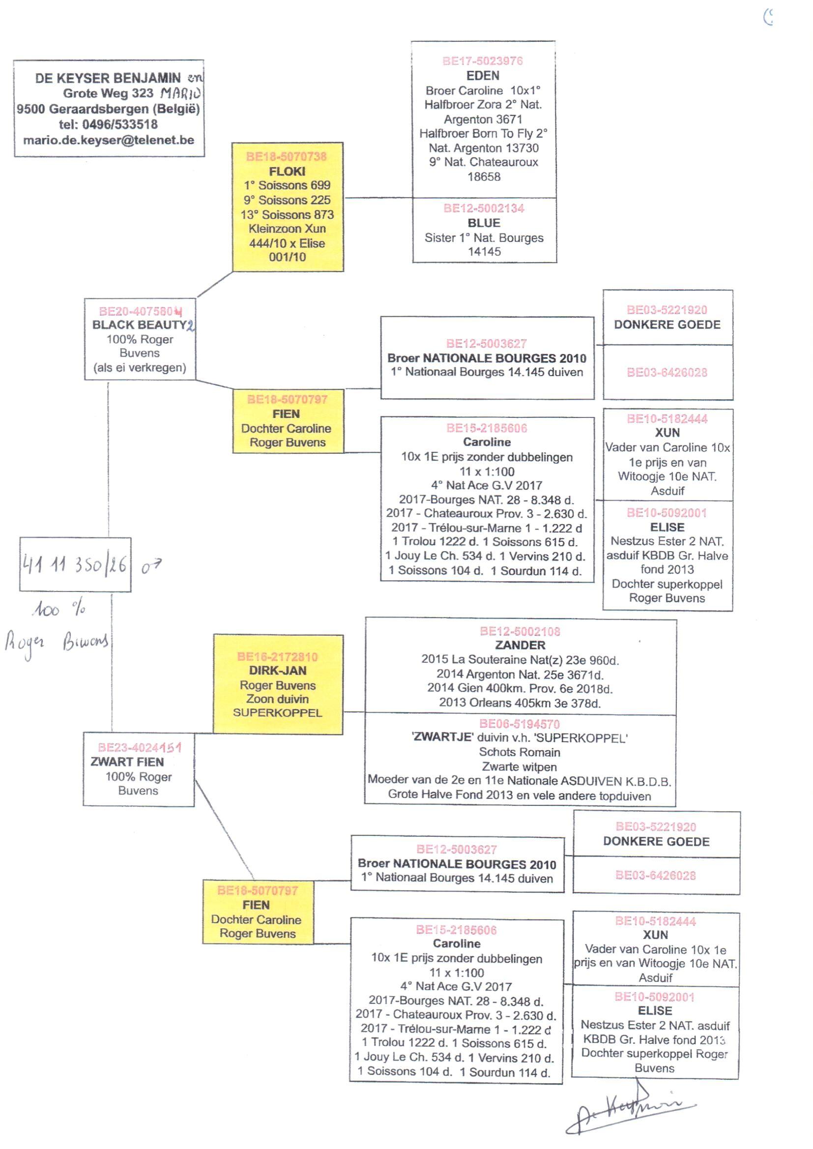 pedigree De Keyser 350