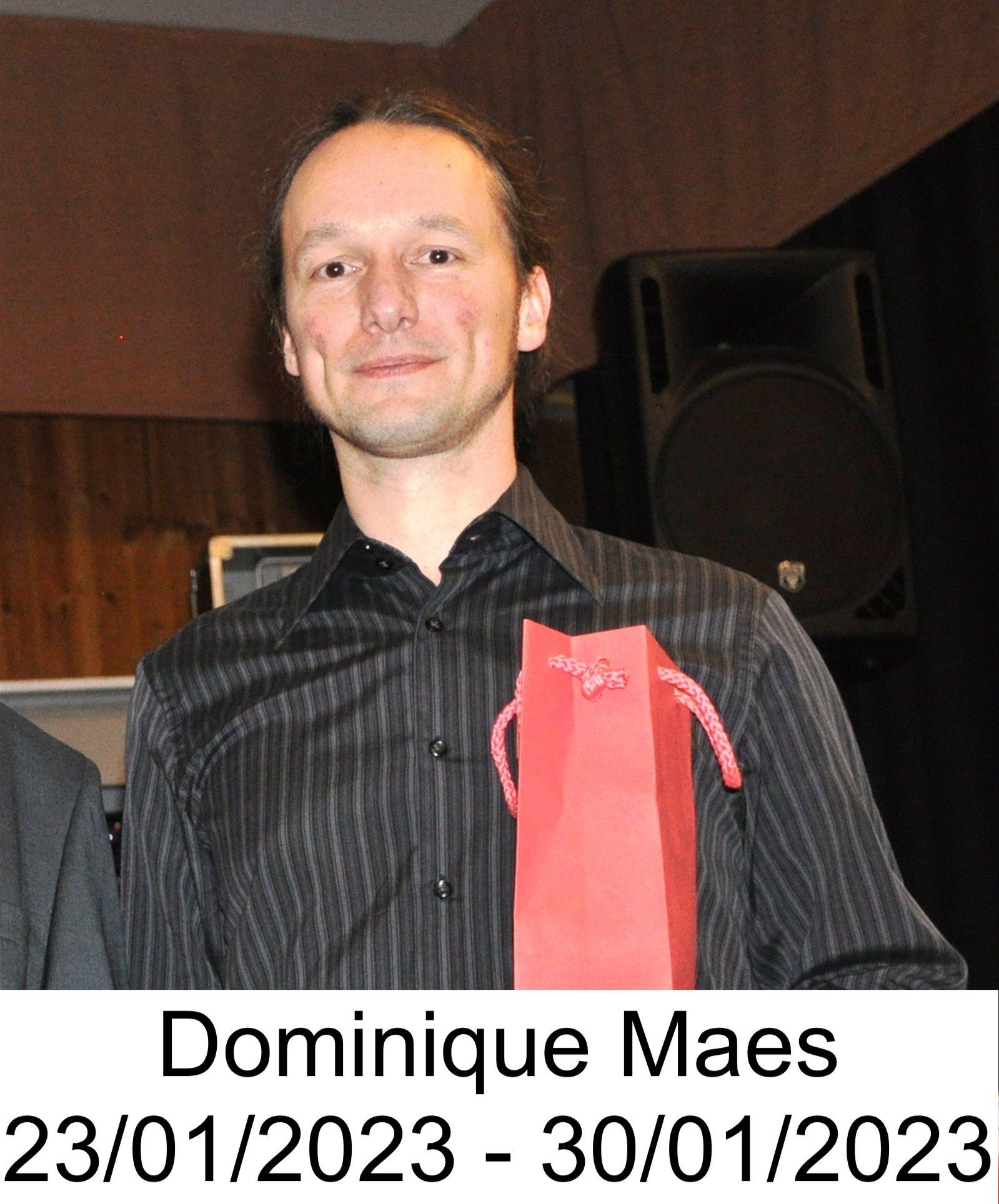 Dominique Maes (Nieuwerkerken): Totale verkoop